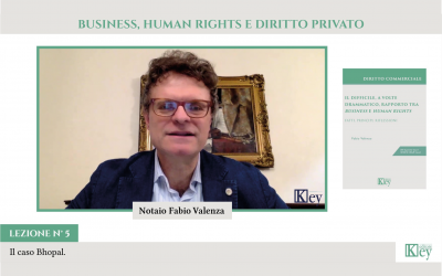 BUSINESS, HUMAN RIGHTS E DIRITTO PRIVATO Il caso Bhopal