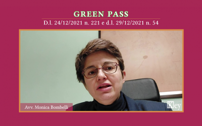 GREEN PASSDecreto legge 24/12/2021 n. 221Decreto legge 29/12/2021 n. 54